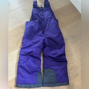 Arctix Kids Purple Overalls ski snow 2